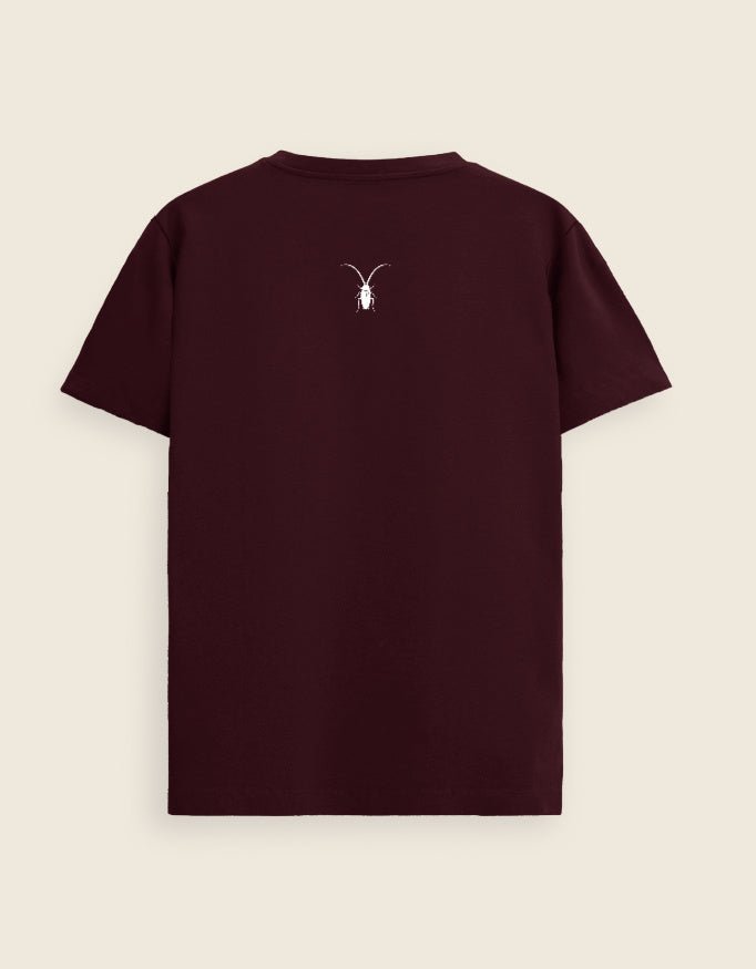 Backroach-resistance-press-freedom-supima-tee-maroon-back