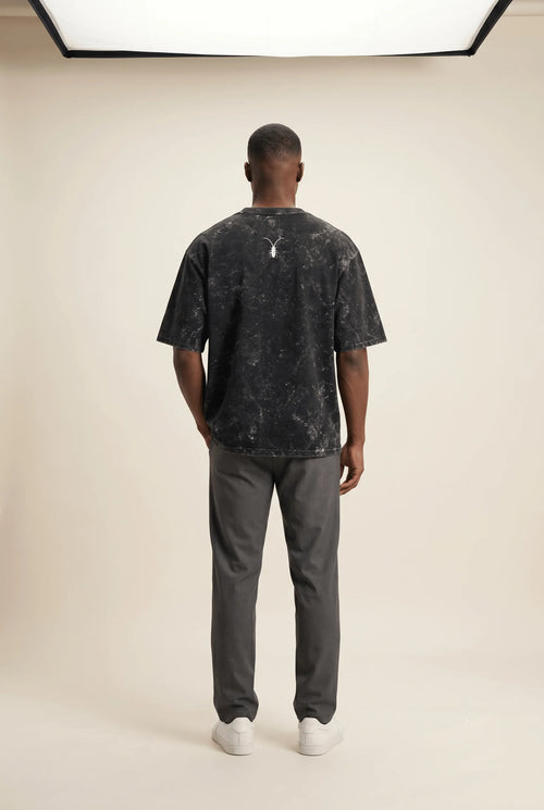 The Press Freedom Acid Washed Tee | Black