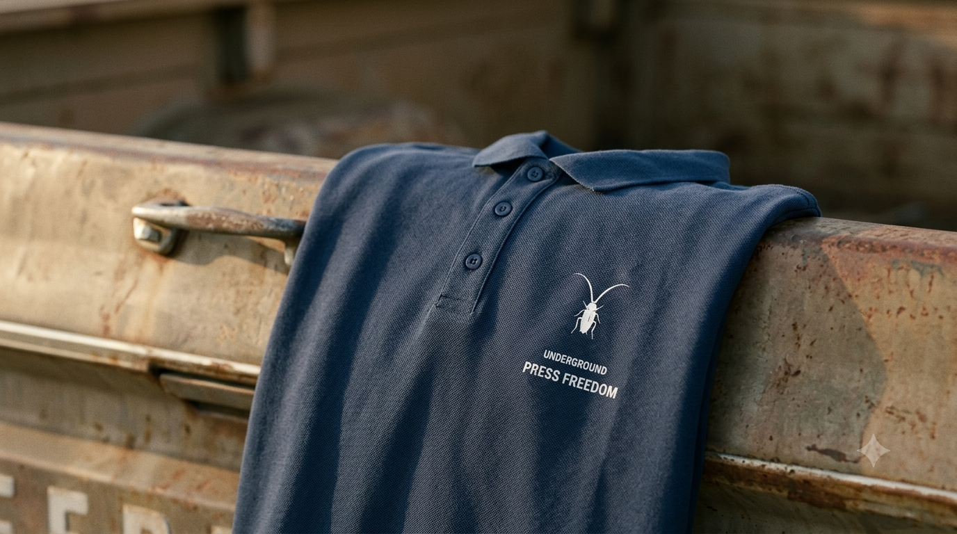 Premium men's streetwear campaign highlighting the Roach Resistance 220GSM Airtex cotton polo shirt.