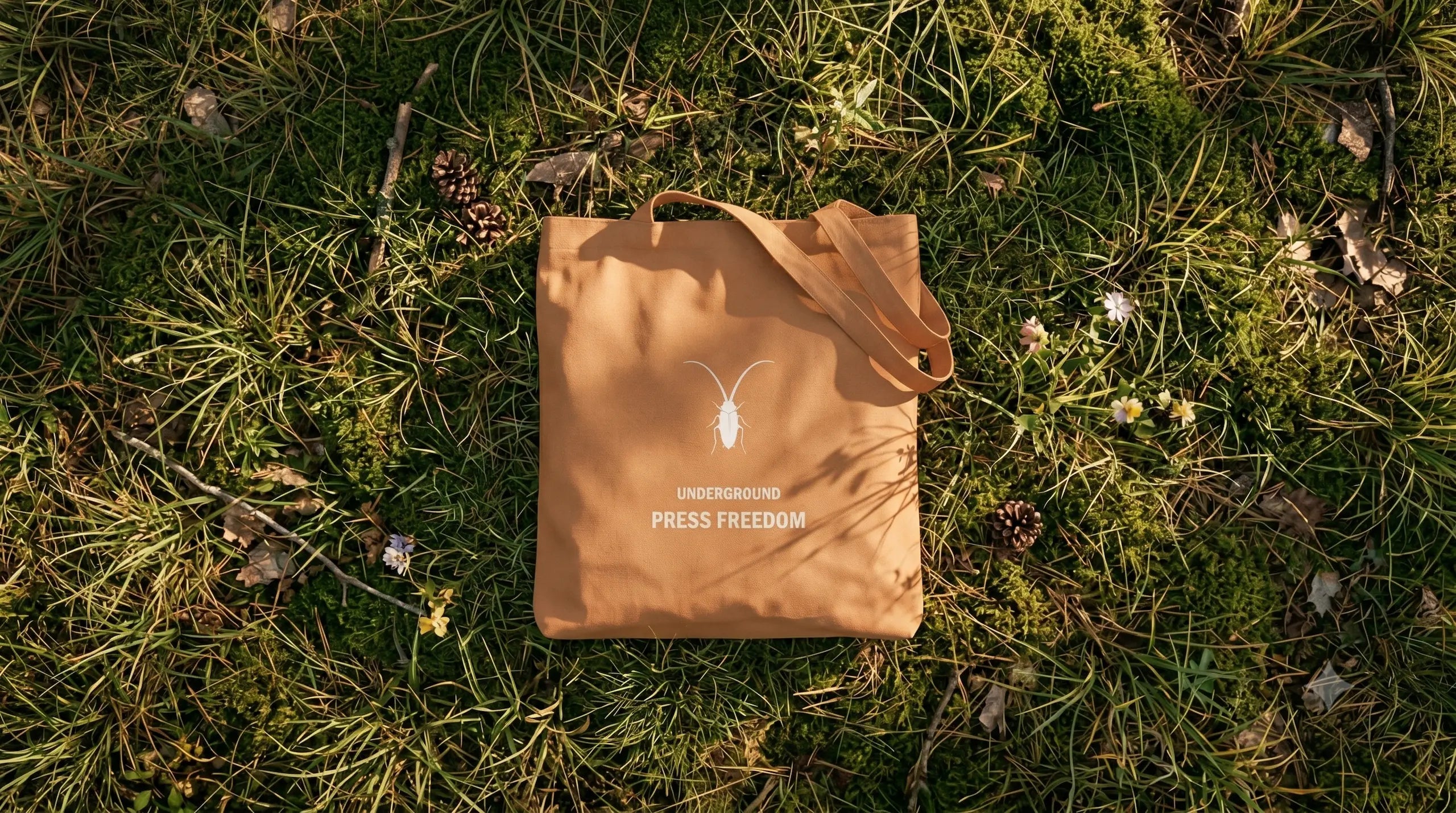 Roach Resistance Press Freedom lifestyle campaign, featuring premium canvas totes, and heavy-duty streetwear accessories.